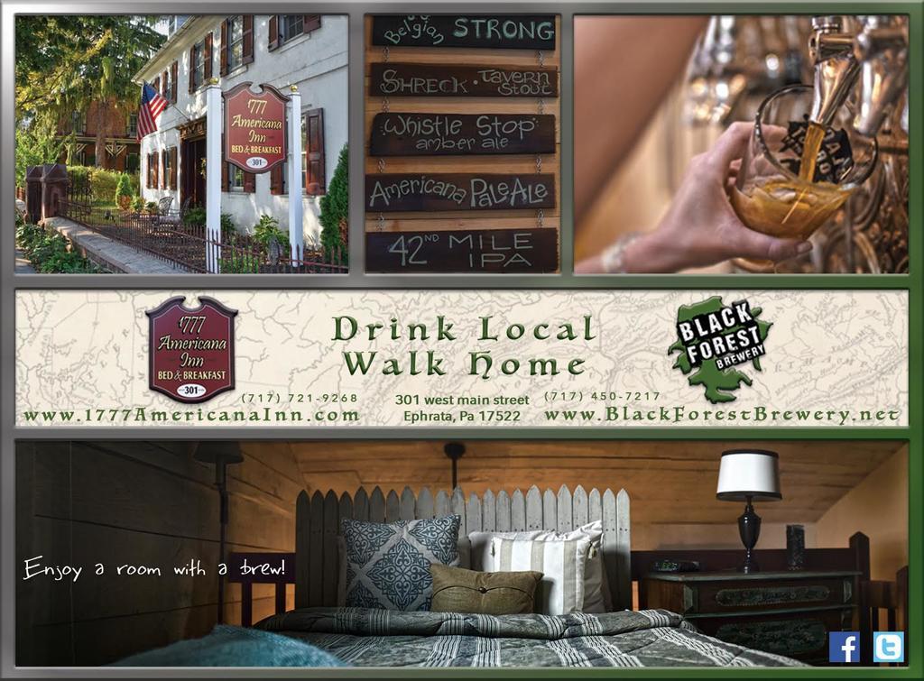 1777 Americana Inn & Lancaster Brewery 埃夫拉塔 客房 照片